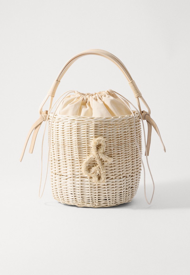 RUSLAN BAGINSKIY THE IZA BASKET BAG - Torbica - beige