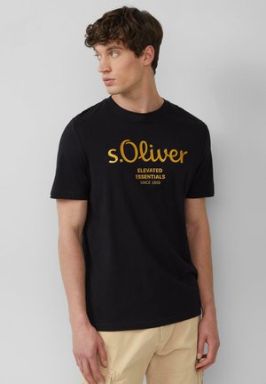 MIT LOGO - T-shirt print - schwarz