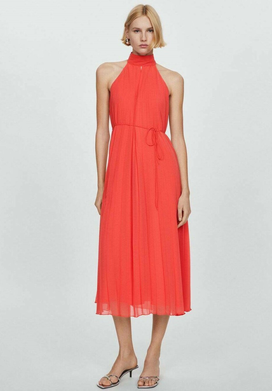 Mango Vestito casual coral/corallo