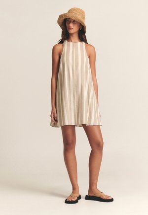 MISTY - Hverdagskjole - neutral stripe