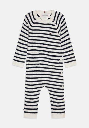 CABLE KNITTED COVERALL GIFTBOX UNISEX - Jumpsuit - dark night navy