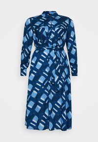 Persona by Marina Rinaldi MOGOL - Shirt dress - blu marino