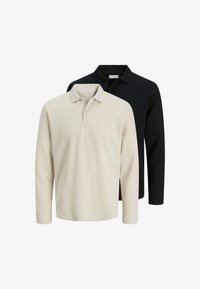 Sélectionné, schwarz   beige