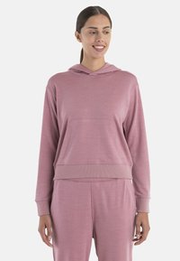 icebreaker MERINO CRUSH II HOODIE - Jersey con capucha - MEDIUM PINK