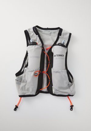 TRAIL TECHROCK VEST 5L - Sac avec poche d'eau - grey two/black