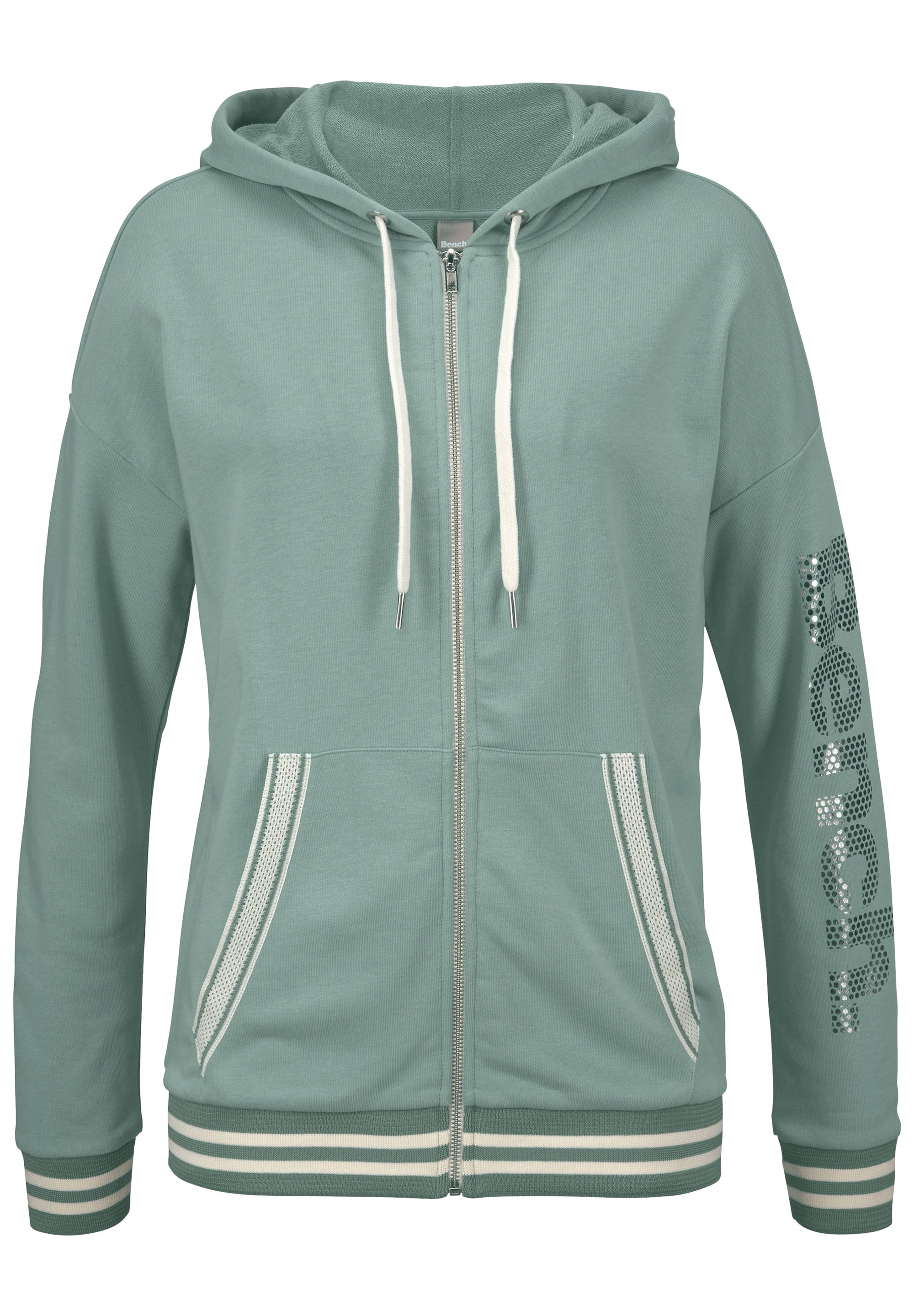 Bench Zip-up sweatshirt - mint - Zalando.de