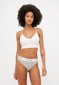 Calvin Klein Underwear HIGH LEG MODERN  - Klasični kroj - grey heather