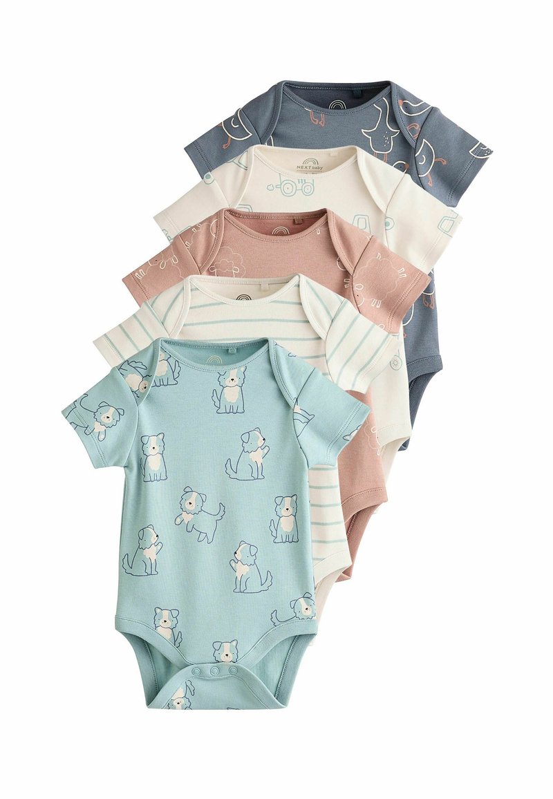 Next SHORT SLEEVE  5 PACK REGULAR FIT - Glaustinukė - farm character