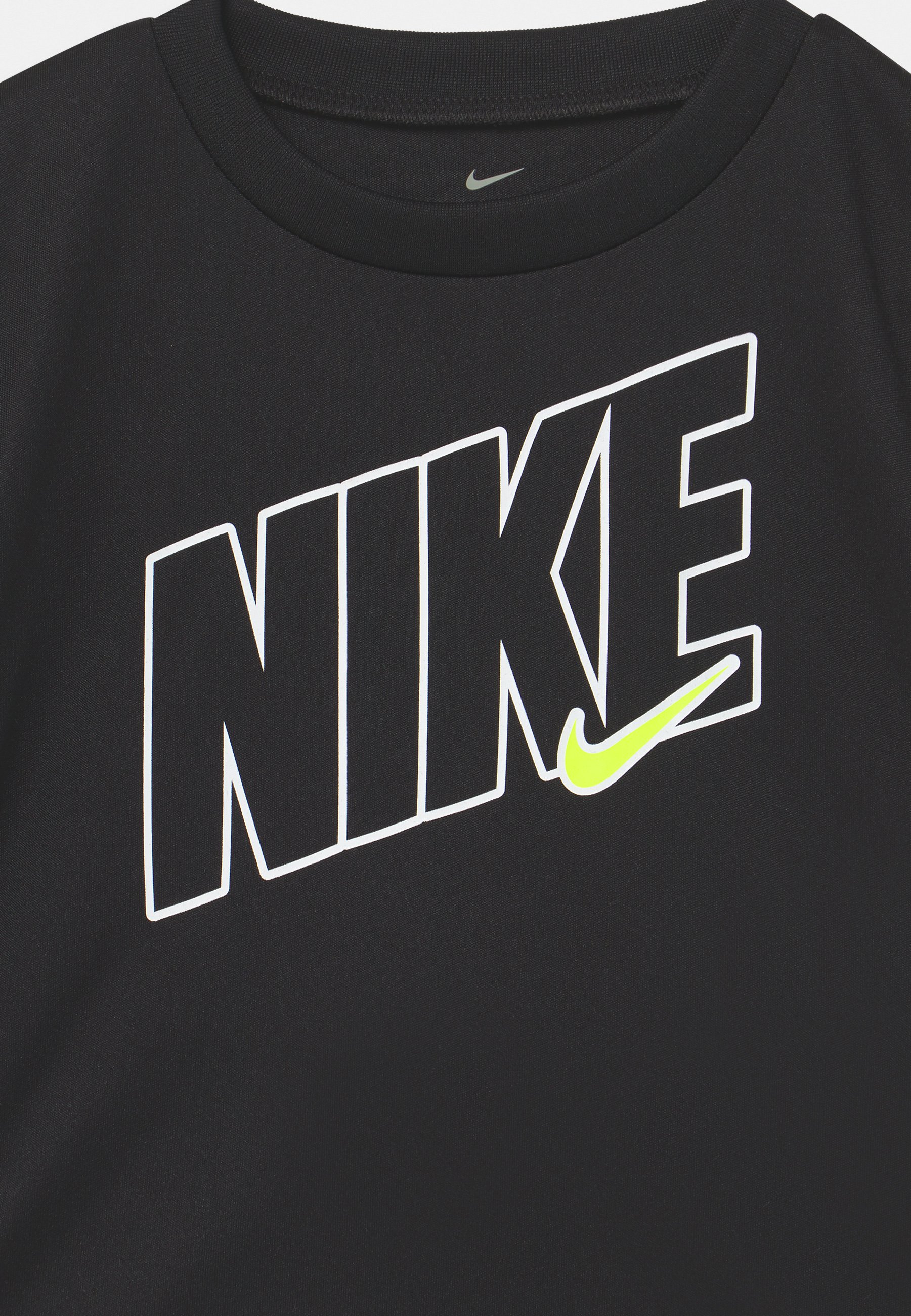 Nike Sportswear DRI-FIT SPORT SET - T-shirt imprimé - smoke grey/bleu  marine - ZALANDO.FR