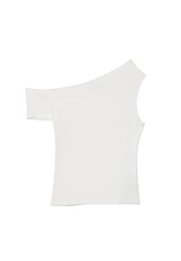 ASYMMETRICAL  - Print T-shirt - white