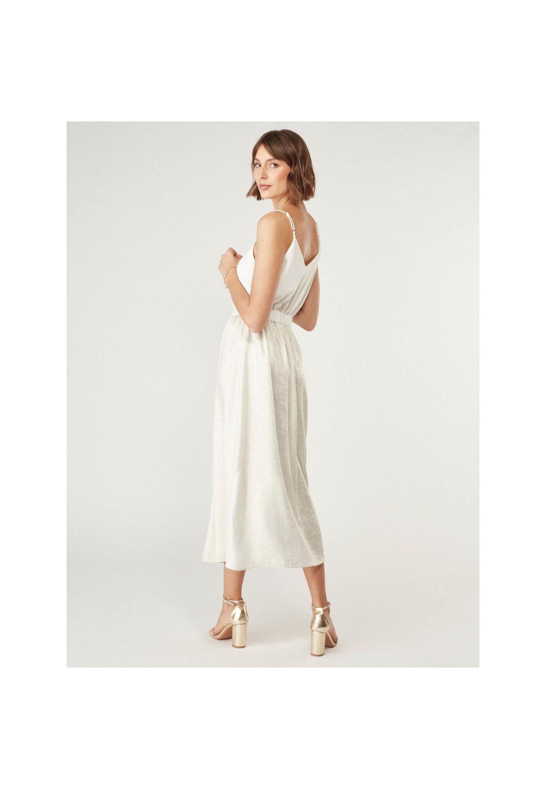 NAF NAF Maxi dress - beige - Zalando.de