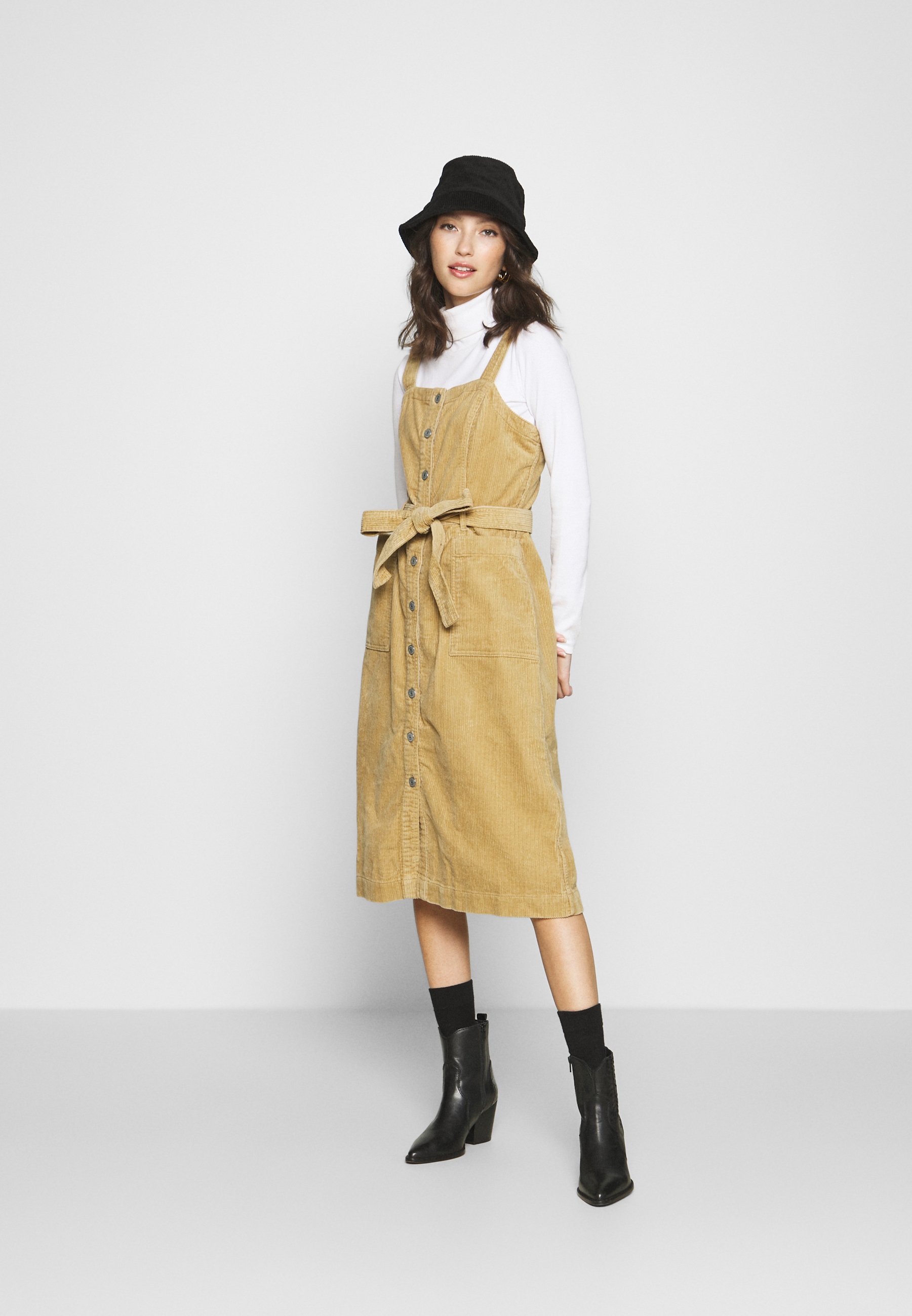 Levi's® CALLA DRESS - Denim dress - iced coffee/beige - Zalando.co.uk