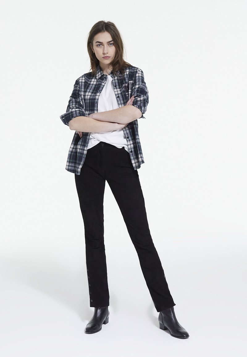 The Kooples Overhemdblouse blauw The Kooples Overhemdblouse blauw