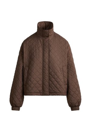 OYSHO, FELLEX® AEROGEL SHORT PADDED JACKET - Veste d'hiver - cocoa