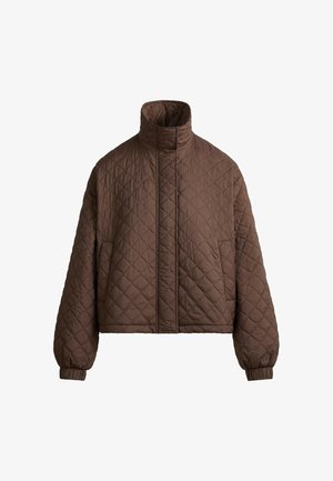 OYSHO, FELLEX® AEROGEL SHORT PADDED JACKET - Veste d'hiver - cocoa