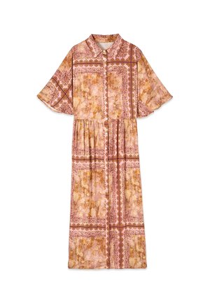 Oltre, VESTITO CHEMISIER FANTASIA - Blusenkleid - arancione