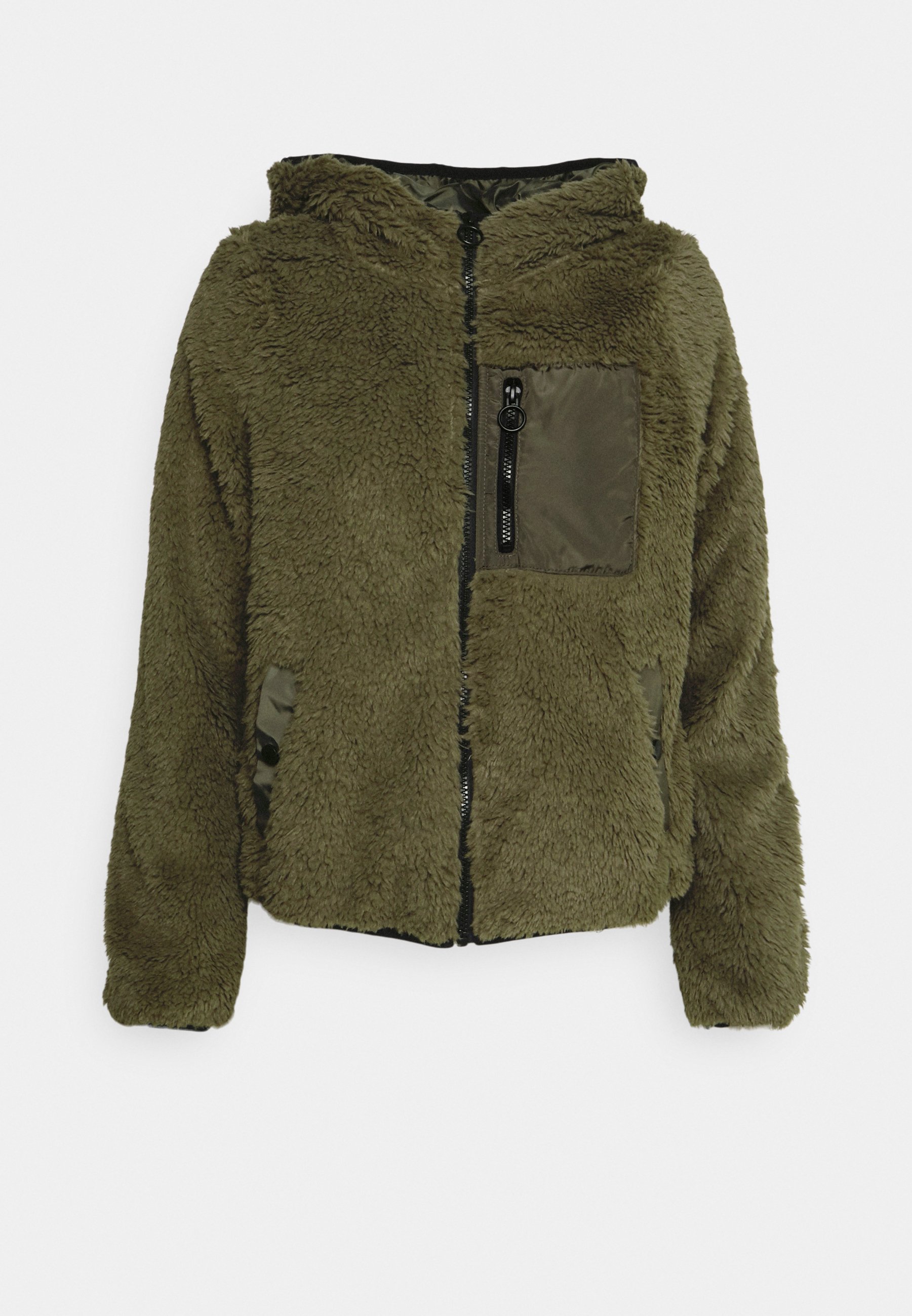 petite fleece pullover