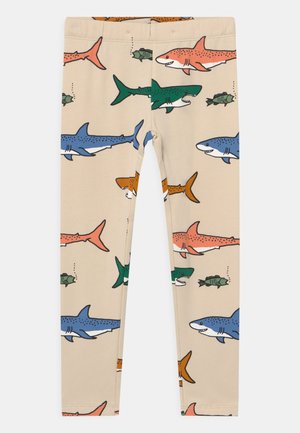 MINI SHARK - Leggings - beige