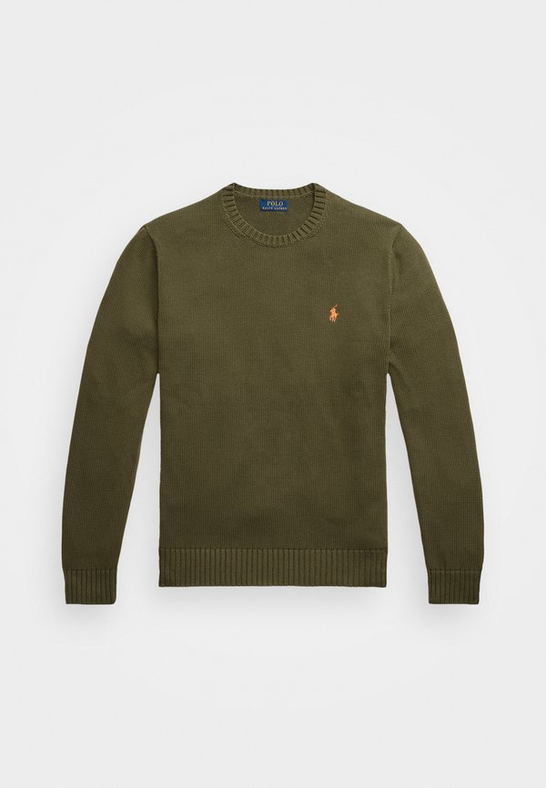 COTTON CREWNECK SWEATER - Jumper - new olive3