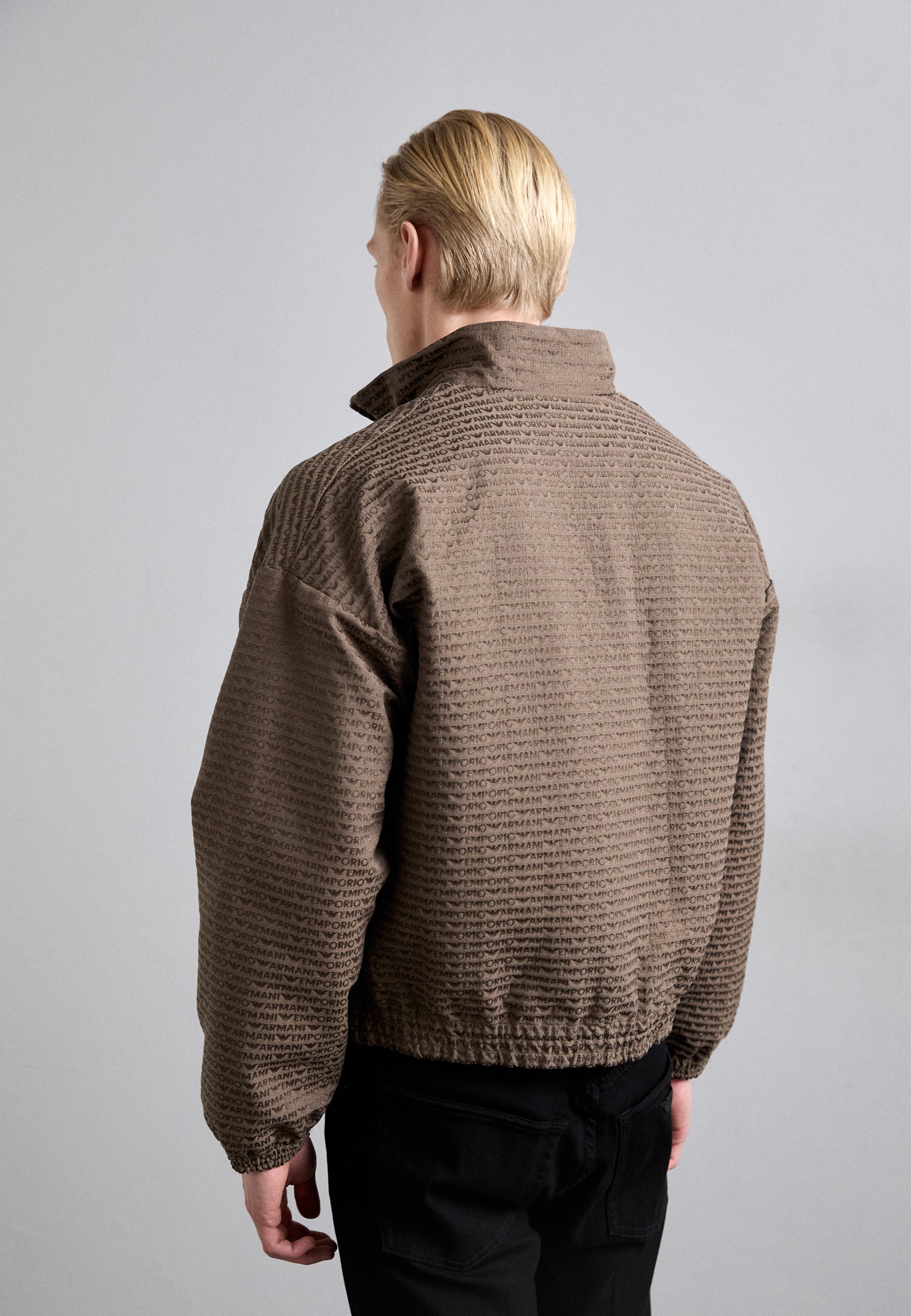ジャケット・アウター EMPORIO ARMANI 25SS BLOUSON JACKET Emporio Armani BLOUSON JACKET - Summer jacket - chocolate