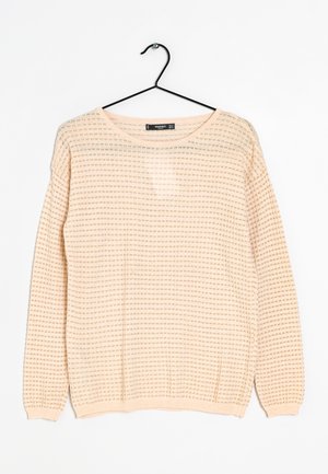 Striktrøje - gold-coloured