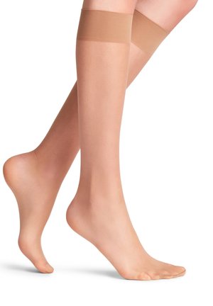 Seidenglatt 15 Denier sheer - Șosete până la genunchi - powder