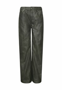 KAMILA - Džínsy voľného strihu - antique silver