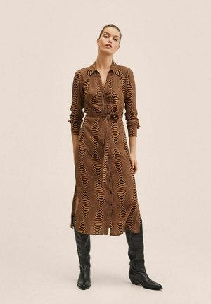 LEONA - Abito a camicia - ocre