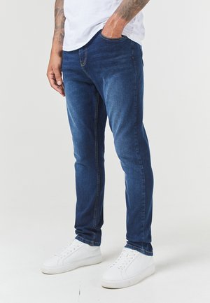 CLOSURE London REGULAR FIT - Traperice uskog kroja - dark blue wash