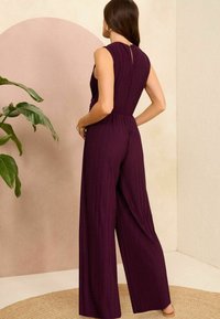Love & Roses TWIST FRONT PLEATED  - Tuta jumpsuit - red