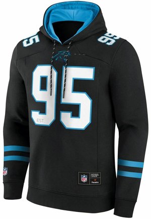 FOUNDATION NFL CAROLINA PANTHERS - Jersey con capucha - black