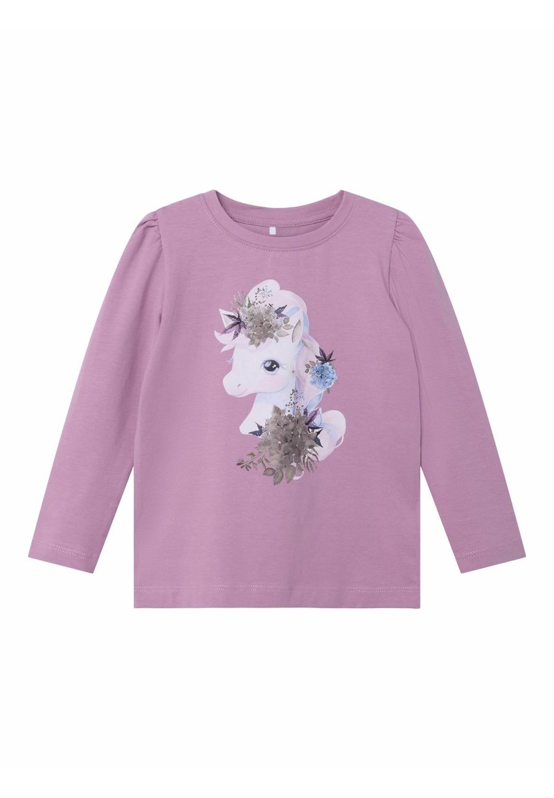 Name it NMFNAIA - Top s dlhým rukávom - mauve orchid