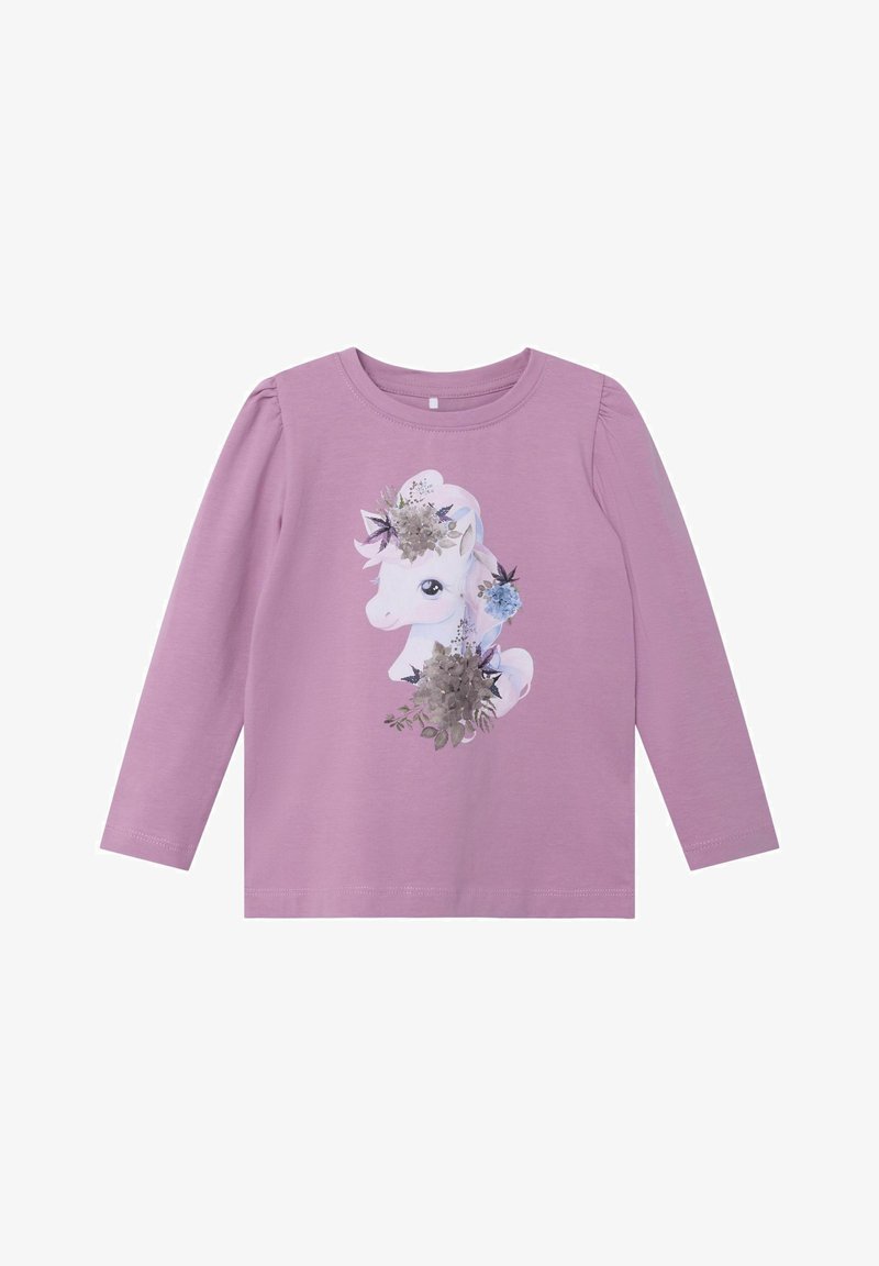 Name it NMFNAIA - Top s dlhým rukávom - mauve orchid