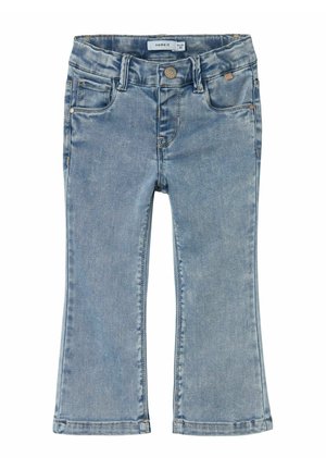 NMFSALLI TO NOOS - Straight leg jeans - light blue bleached denim