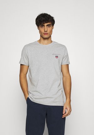 MEDIUM SHIELD - Camiseta básica - light grey melange