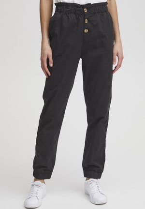 OXCOBIE REGULAR FIT - Pantalon classique - black