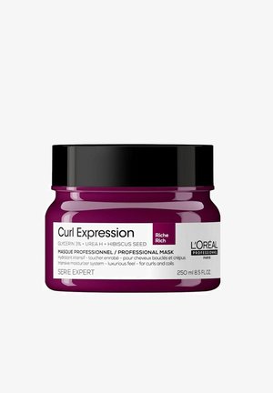 L'Oréal Paris, L'OREAL PROFESSIONNEL CURL EXPRESSION RICH HAIR MASK 250ML - Hårmaske - transparent
