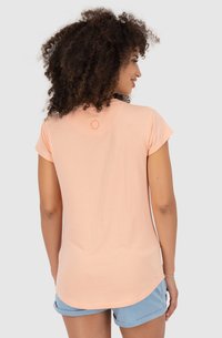 alife & kickin ARI - KURZARM - T-Shirt basic - mellow peach