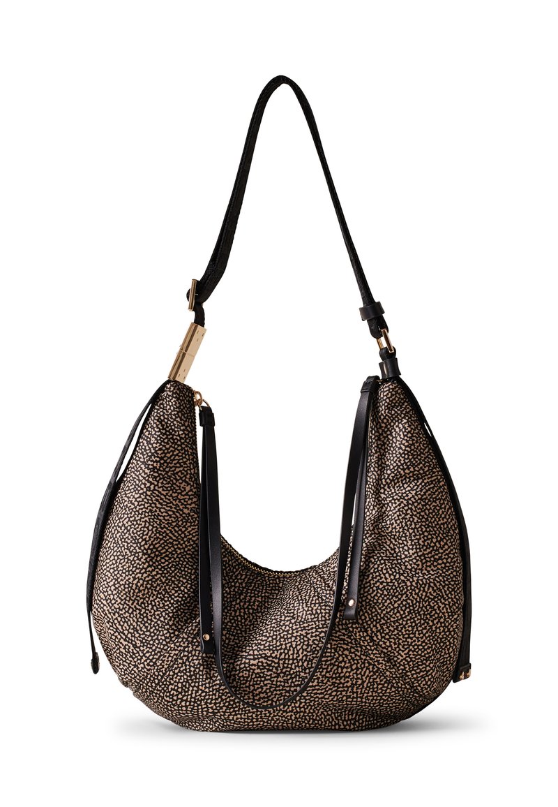 Borbonese FOLD SMALL - Bolso de mano - op natural black