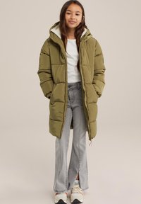 WE Fashion - Téli kabát - green Miniatűr kép 1
