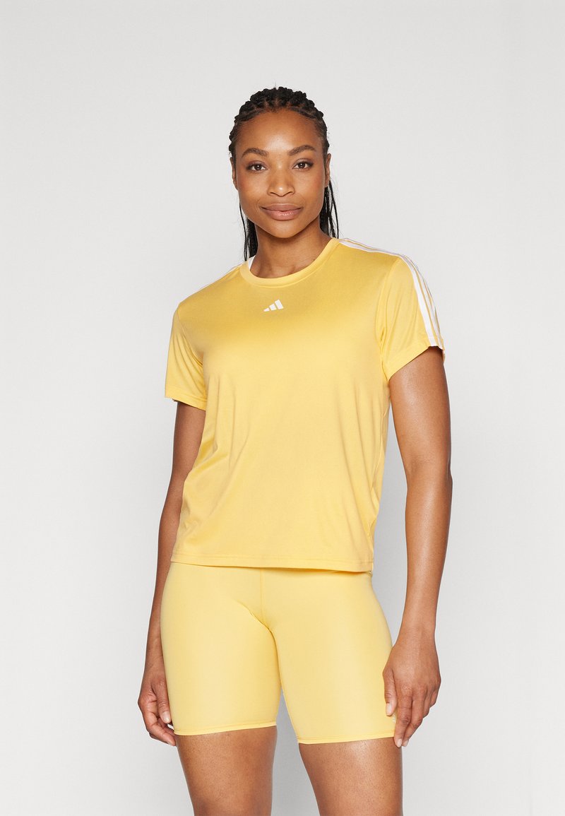 adidas Performance AEROREADY TRAIN ESSENTIALS  - Spordi T-särk - semi spark/white