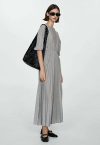 Mango Rochie maxi - mottled grey