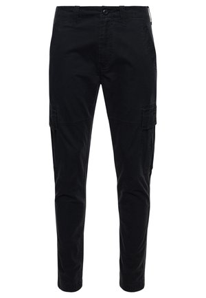 CORE - Pantaloni cargo - washed black
