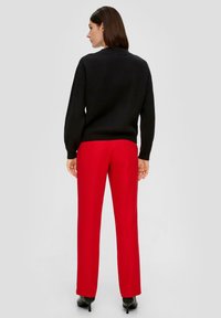 s.Oliver BLACK LABEL AUS MIX - Strickpullover - schwarz