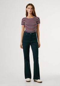 Pepe Jeans HIGH WAIST FLARE WILLA - Džínsy bootcut - dulwich blue
