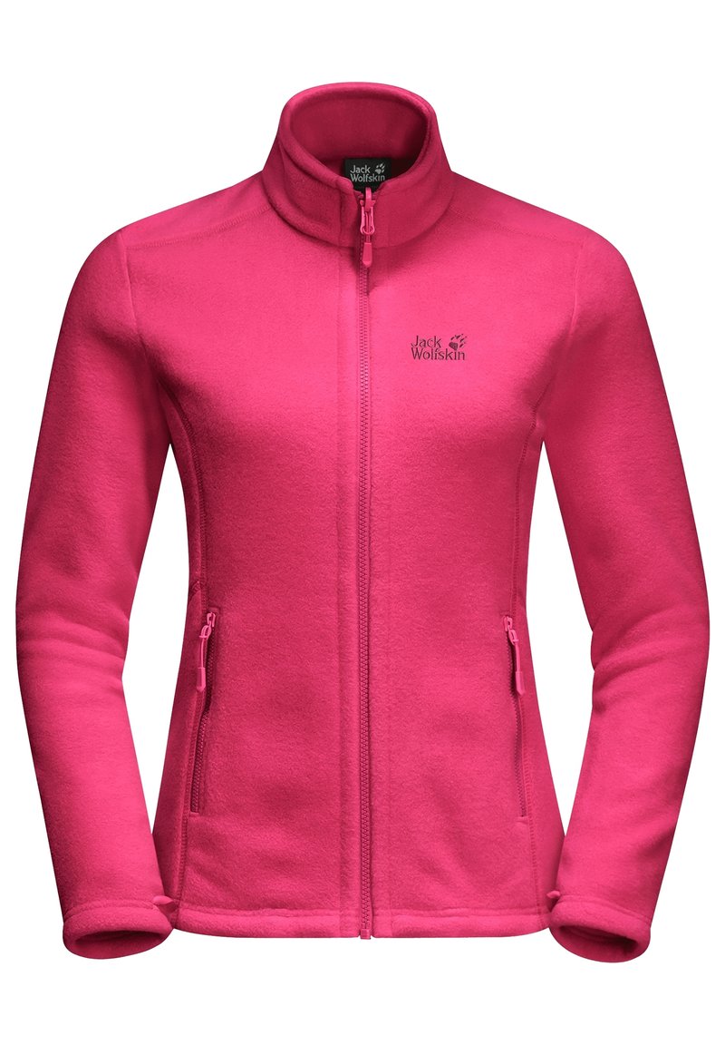 Jack Wolfskin W MOONRISE Fleece jacket magenta red/pink Zalando