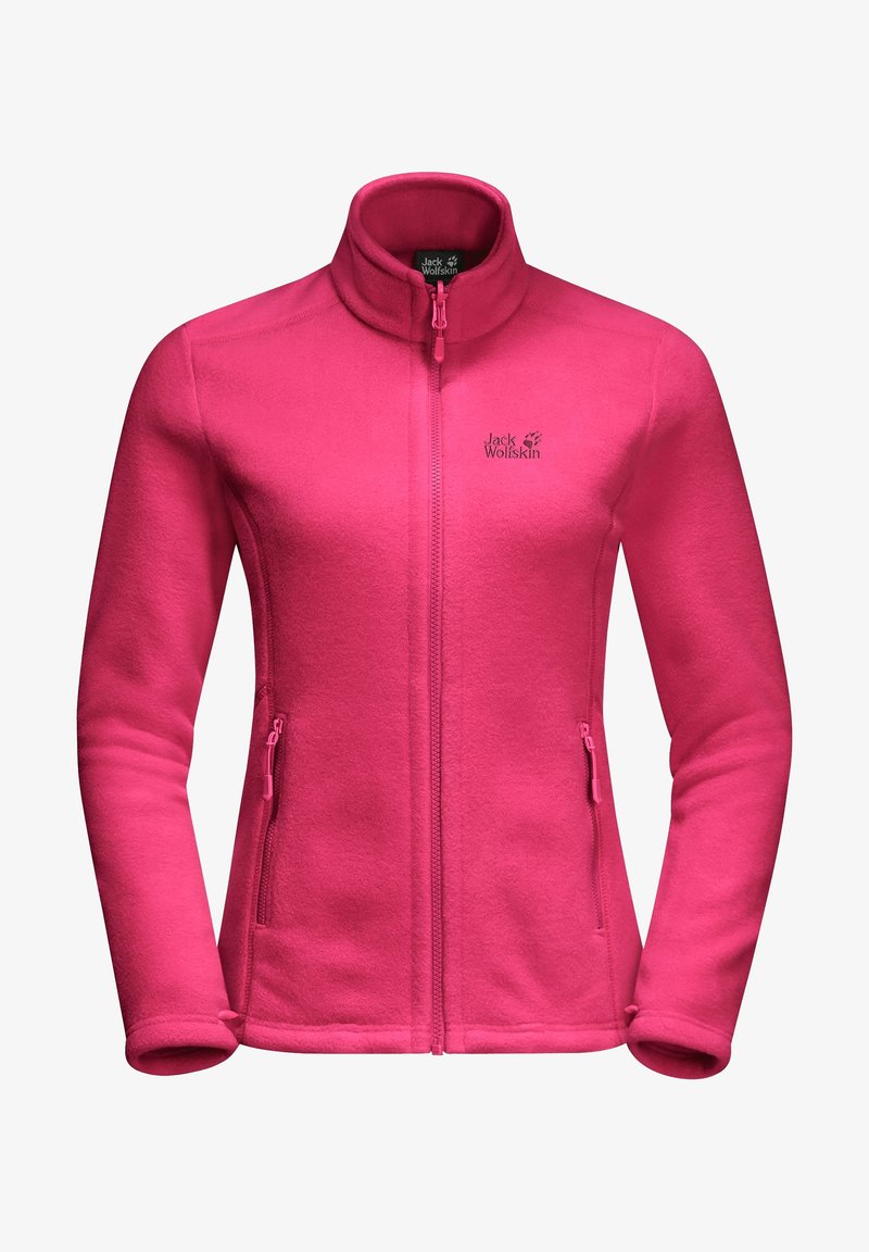 Jack Wolfskin W MOONRISE Fleece jacket magenta red/pink Zalando