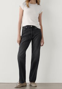 Massimo Dutti Jeans a sigaretta - black