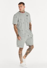 SIKSILK PAINT SPLATTER  - T-shirt print - grey marl