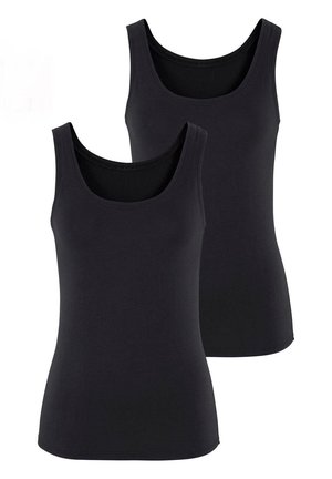 LASCANA 2 PACK - Top - schwarz